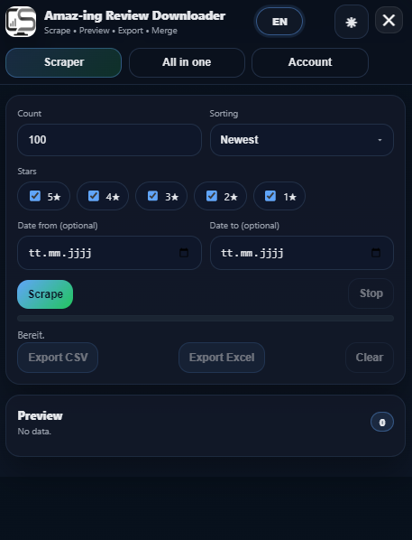 Extension preview